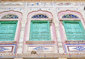 beautiful haveli colors