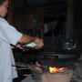 preparing spring rolls