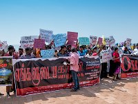 Colombo protest about land