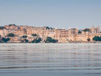 Palace along lake Pichola