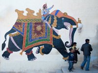 Palace entrance mural